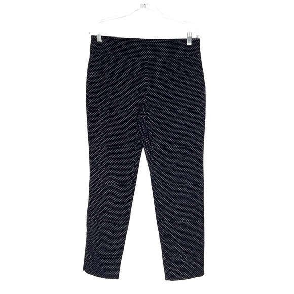 Charter Club Blue Printed Tapered Pants - Size 12 Petite - Picture 1 of 4